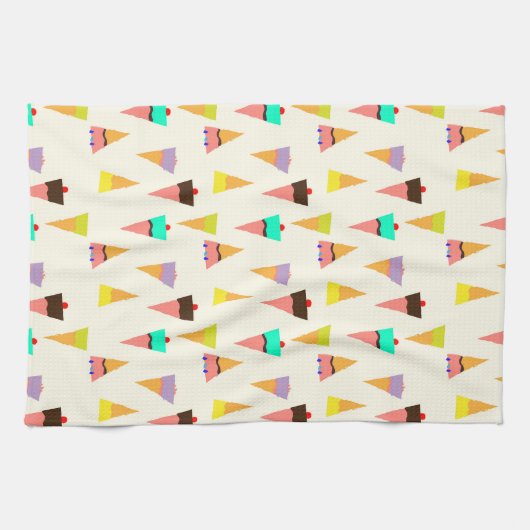 Pop ijskegels keukenhanddoek (Horizontaal)