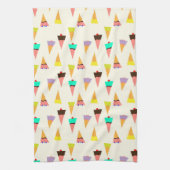 Pop ijskegels keukenhanddoek (Verticaal)