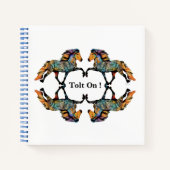 Pop IJslandse paarden Notitieboek (Voorkant)