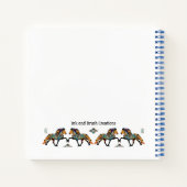 Pop IJslandse paarden Notitieboek (Achterkant)