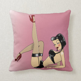  pop in Black lingerie. Kussen