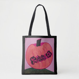 Pop in een pompoen tote bag