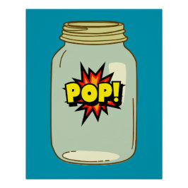 Pop! in een pot – Comic Pop Art Design Perfect Poster