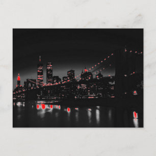 Pop in New York City Skyline Briefkaart