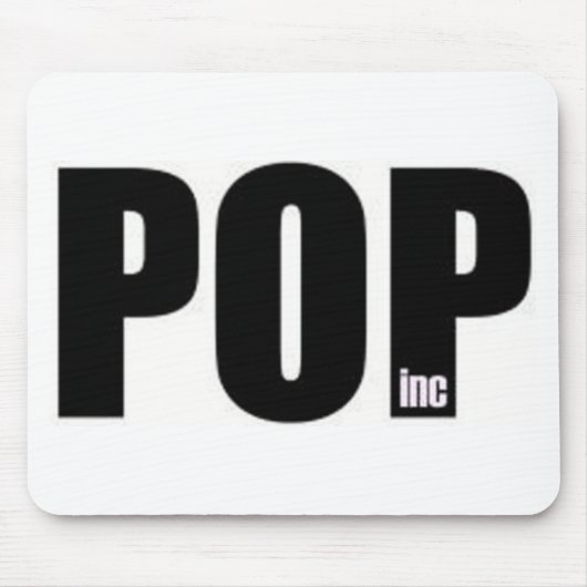 POP INC-MOUSEPAD. MUISMAT (Voorkant)
