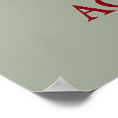 Pop Inspirerend uitvoeringspieken Poster (Hoek)