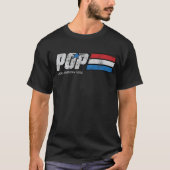 Pop is een echte Amerikaanse held T-shirt (Voorkant)