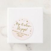 POP IT als ze mini-wijnflesjes labels pop, gunst (In situ)