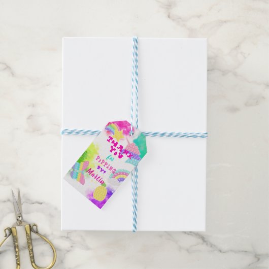 Pop It Birthday 🥳 Cadeaulabel (Met Touw)