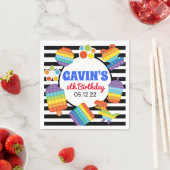 Pop It Birthday Napkins, Fidget Favor Napkins Servet (Insitu)