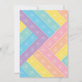 Pop It Birthday Party Pastel Pop Bubble Fidget Kaart (Achterkant)