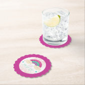 Pop it Birthday Rainbow Girl Kartonnen Onderzetters (Insitu)