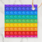 Pop It Boy Birthday Dank u Bedankjes Labels (Achterkant)