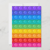 Pop It Boy Birthday Dinosaur Robot Birthday Kaart (Achterkant)