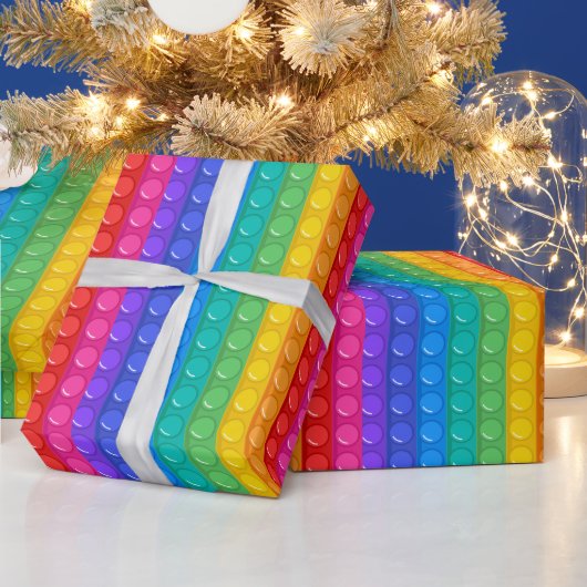 Pop It Boy Verjaardag Kleurrijk Cadeaupapier (Feestdagen)