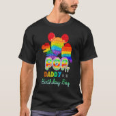 Pop It Daddy Of The Birthday Boy T-shirt (Voorkant)