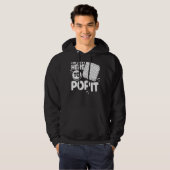 Pop It Fidget Speelgoed Game Funny Stress Bubble 1 Hoodie (Voorkant volledig)