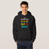 Pop It Fidget Speelgoed Game Funny Stress Bubble Hoodie (Voorkant volledig)