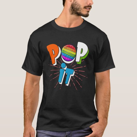 Pop It For Fidget Toy T-shirt (Voorkant)