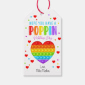 Pop IT-Valentijnsdag Cadeaus Cadeaulabel (Voorkant)