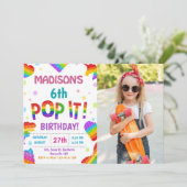 Pop IT Verjaardag Kaart (Staand voorkant)