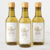 Pop It When She Pops Neutral Carriage Label Wijn Etiket (Flessen)