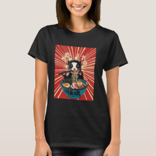 Pop Japanese Art Noodles Lover Wildlife Schattige T-shirt