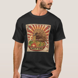 Pop Japanse Kunst Postzegel Noedels Schubdier Ra T-shirt