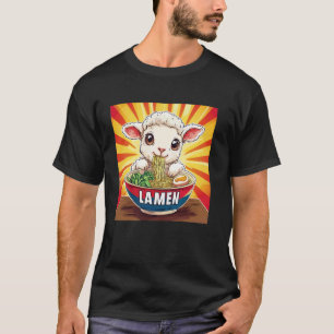 Pop Japanse Kunst Zonsondergang Noedels Schattig L T-shirt