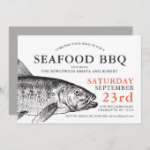 Pop je hoofd naar binnen | Grappig Fish Fry Party  Kaart (Voorkant / Achterkant)