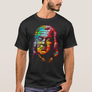 Pop Johann Sebastian Bach Muziekcomponist Pianist T-shirt