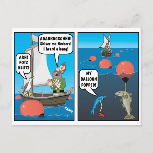 POP! JOKE. BRIEFKAART (Voorkant)