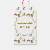 Pop Kanji Dinosaur Cadeaulabel (Voorkant)