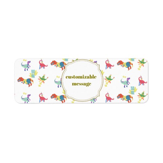 Pop Kanji Dinosaur Etiket (Voorkant)