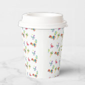 Pop Kanji Dinosaur Papieren Bekers (Rechts)