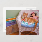 pop kat Cole Briefkaart (Voorkant / Achterkant)