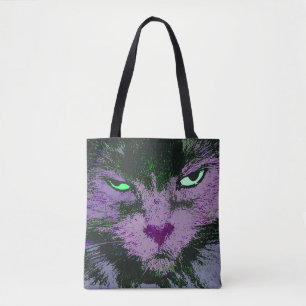 Pop Kat Roze Canvas tas