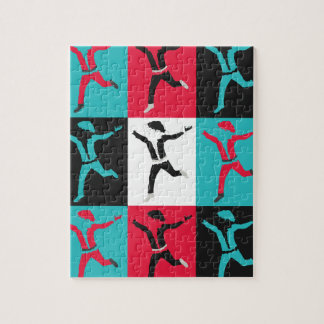 Pop kerstkerstkunst Collectie Legpuzzel