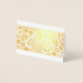 Pop kerstmis Peppermint Folie Kaarten