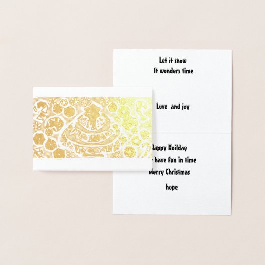 Pop kerstmis Peppermint Folie Kaarten (Display)