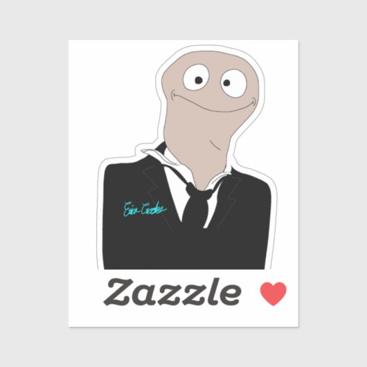 Pop kijkend naar jou sticker (Vel)
