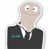 Pop kijkend naar jou sticker (Voorkant)