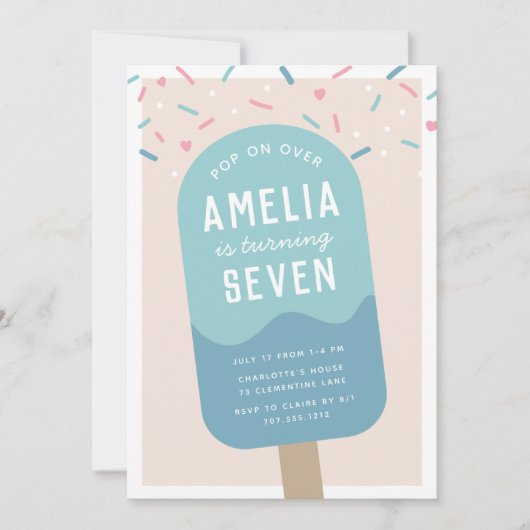 Pop | Kinder ijskap-vogelpartij Kaart (Voorkant)