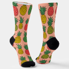 Pop kleur ananas sokken