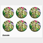 Pop Kleur Bloemen Sticker (Vel)