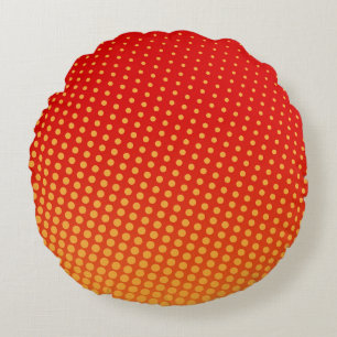 Pop, kleurrijke achtergrond1960, abstract, art, ru rond kussen