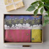 Pop komische boeken Kunst van Birthday Tissuepapier (Geschenk)