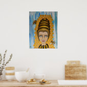 Pop koningin Surrealisme Poster (Keuken)