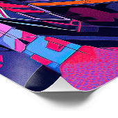 Pop Kunst Anime Bulldog 001 - Victoria Sasuke Perfect Poster (Hoek)