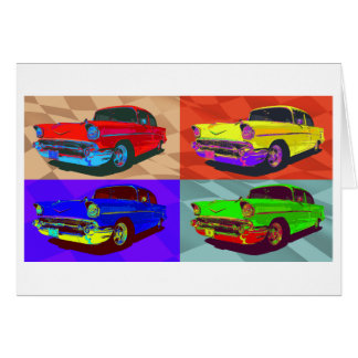 Pop kunst Chevy Belair illustratie